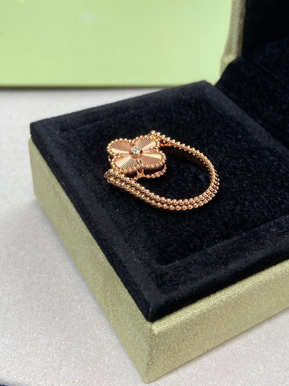[Camiery]CLOVER RIVERSIBLE RING GOLD COLLECTION
