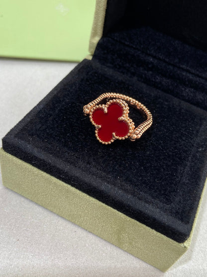 [Camiery]CLOVER RIVERSIBLE RING GOLD COLLECTION