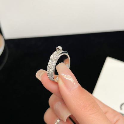 [Camiery]KELLY SILVER DIAMOND RING