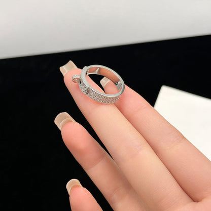 [Camiery]KELLY SILVER DIAMOND RING
