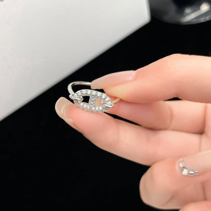 [Camiery]RONDE SMALL SILVER DIAMOND RING
