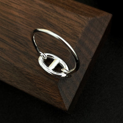 [Camiery]RONDE SMALL SILVER DIAMOND RING