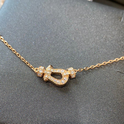 [Camiery]FORCE 10 DIAMOND PINK GOLD NECKLACE MINI MODEL
