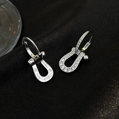 [Camiery]FORCE 10 FULL DIAMOND DROP EARRINGS MEDIUM MODEL