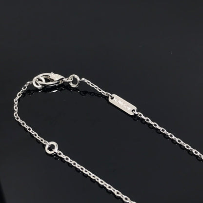 [Camiery]CLOVER PIETERSITE SILVER LONG NECKLACE