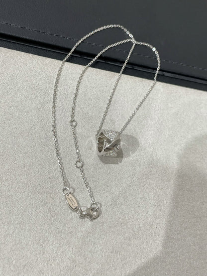 [Camiery]LIENS EVIDENCE DIAMOND PAVED NECKLACE