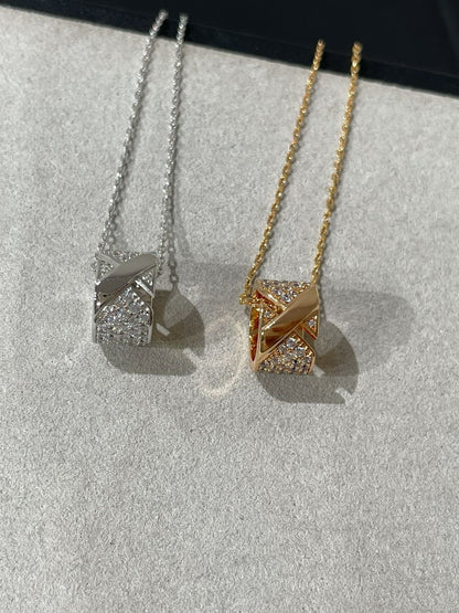 [Camiery]LIENS EVIDENCE DIAMOND PAVED NECKLACE