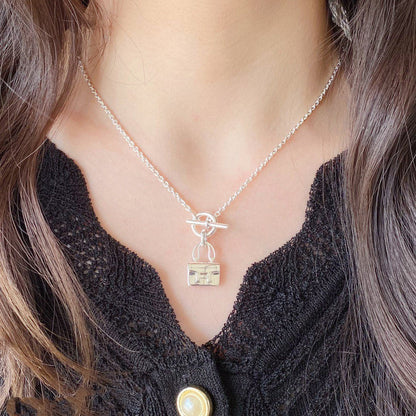 [Camiery]CONSTANCE PEDANT SILVER NECKLACE