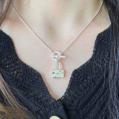 [Camiery]CONSTANCE PEDANT SILVER NECKLACE