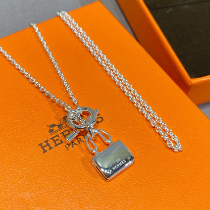 [Camiery]CONSTANCE PEDANT SILVER NECKLACE