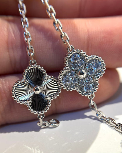 [Camiery] CLOVER 5 MOTIF LASER BRACELET COLLECTION