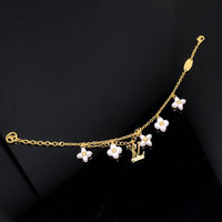 [Camiery]LOGO 6 MOTIF STAR AND SUN GOLD BRACELET