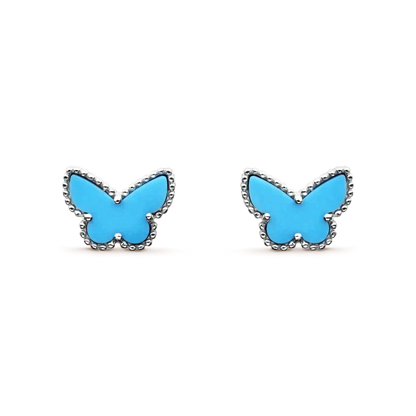 [Camiery]BUTTERFLY TURQUOISE EARRINGS SILVER