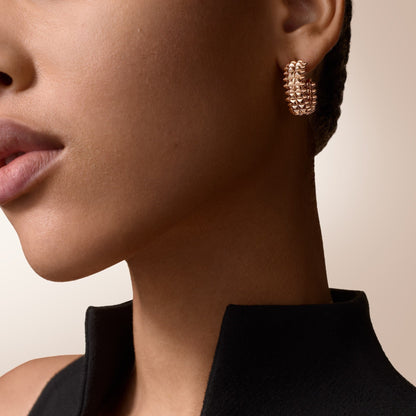 [Camiery] CLASH 9.2MM DOUBLE ROW EARRINGS