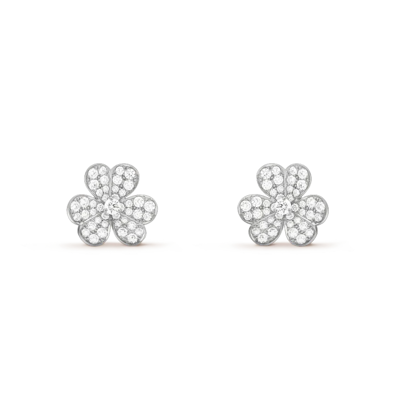 [Camiery]CLOVER COMOS DIAMOND EARRINGS SILVER