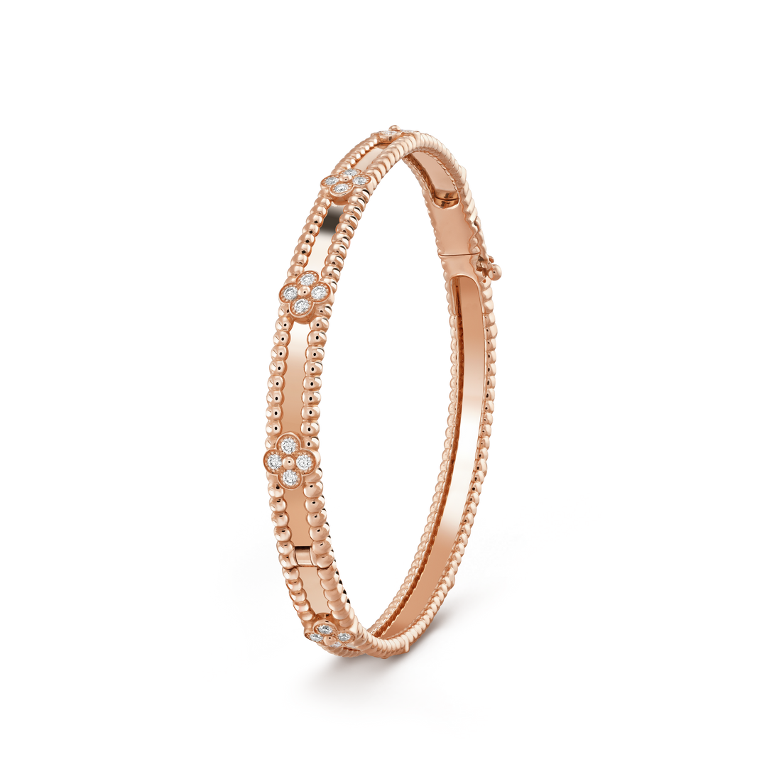 [Camiery]CLOVER BRACELET 4MM DIAMONDS