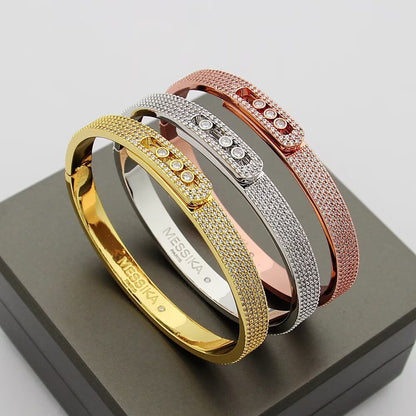 [Camiery]Move Noa Full Pavé Diamond Bangle Bracelet