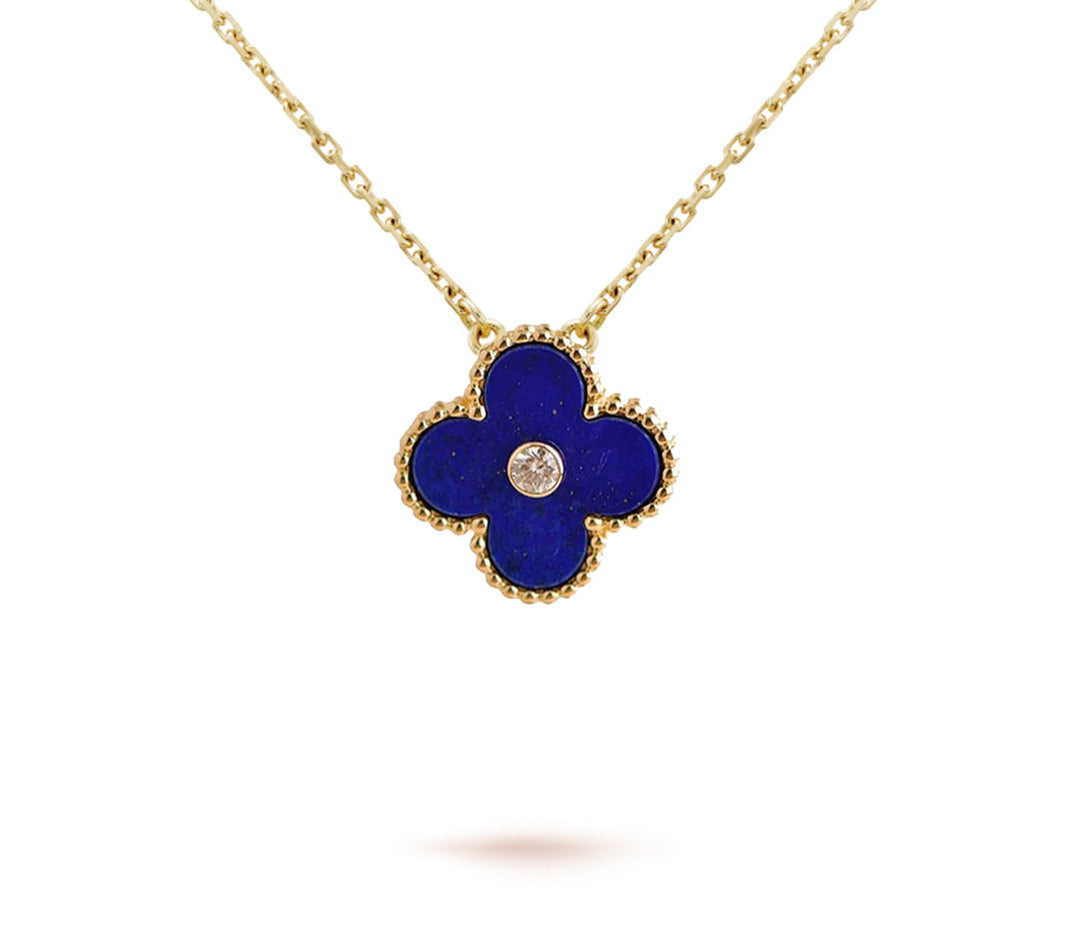 [Camiery]CLOVER 15MM CHRISTMAS LIMITED EDITION SINGLE FLOWER NECKLACE