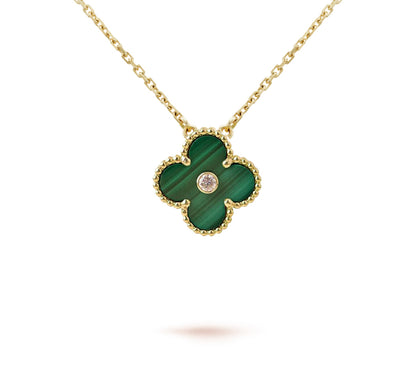 [Camiery]CLOVER 15MM CHRISTMAS LIMITED EDITION SINGLE FLOWER NECKLACE