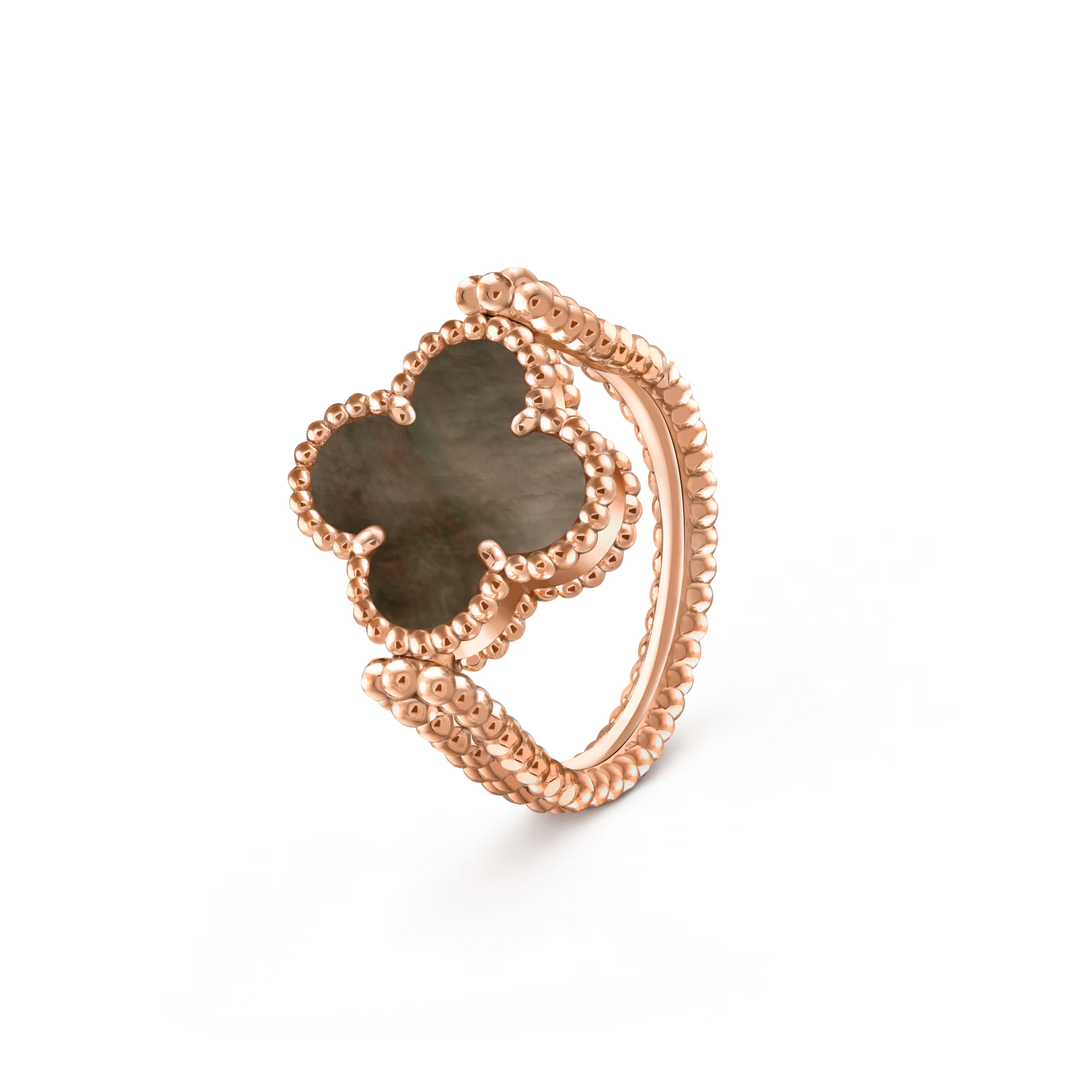 [Camiery]CLOVER RIVERSIBLE RING ROSE GOLD COLLECTION