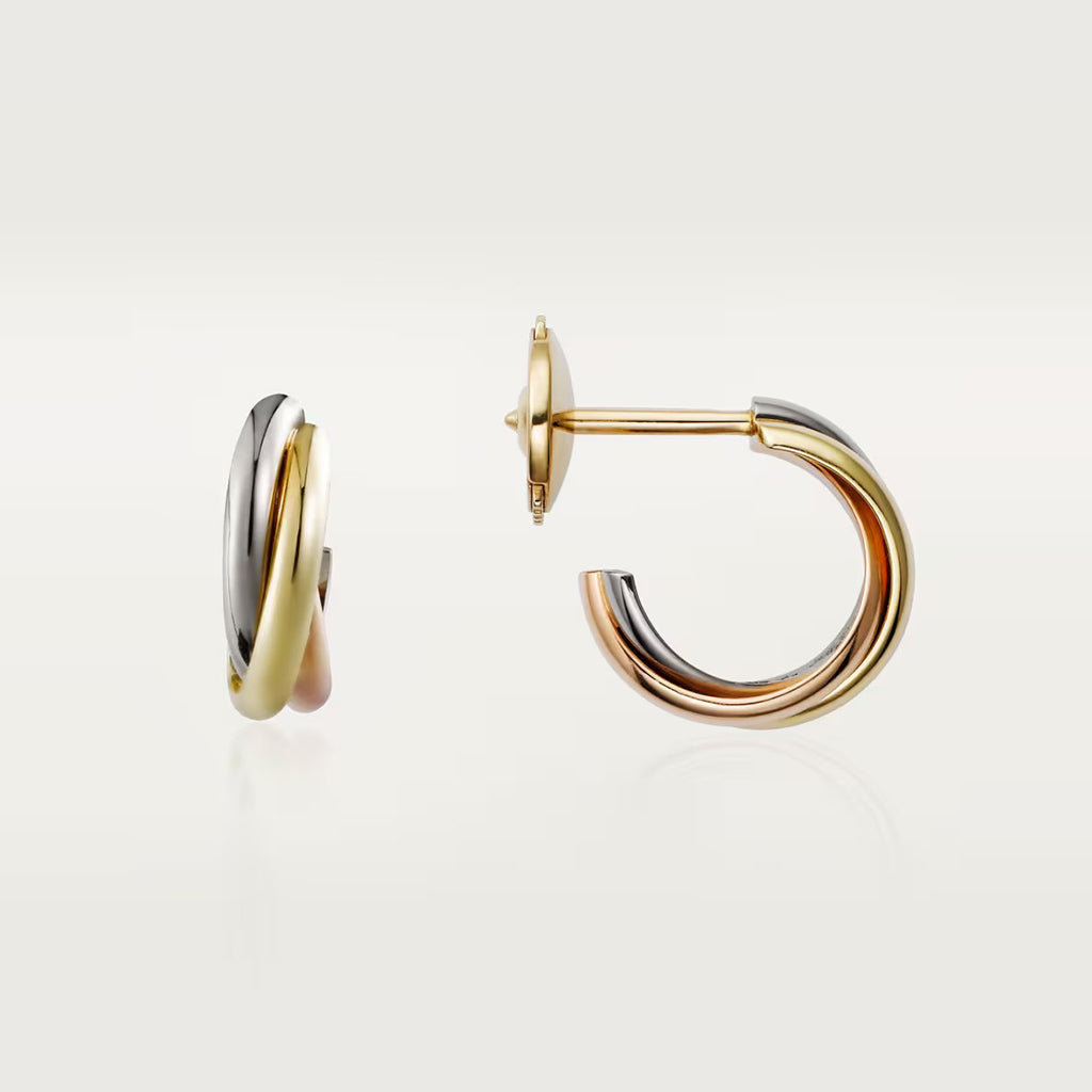 [Camiery] TRINITY ON DIAMOND MINI EARRINGS