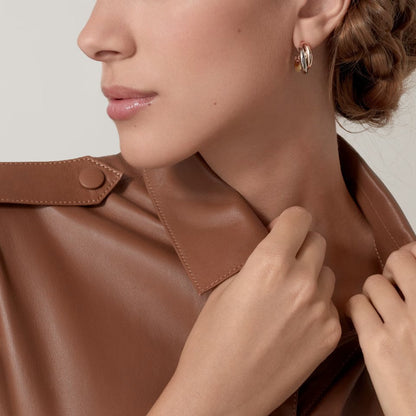 [Camiery] TRINITY ON DIAMOND CLASSIC EARRINGS