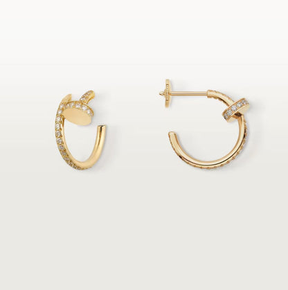 [Camiery] JUSTE FULL DIAMOND SMALL EARRINGS