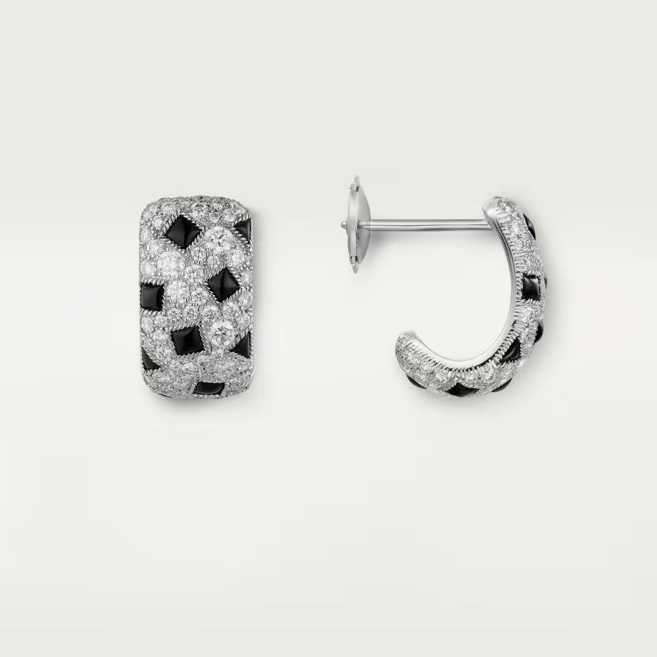 [Camiery] PANTHERE MINI FULL DIAMOND EARRINGS