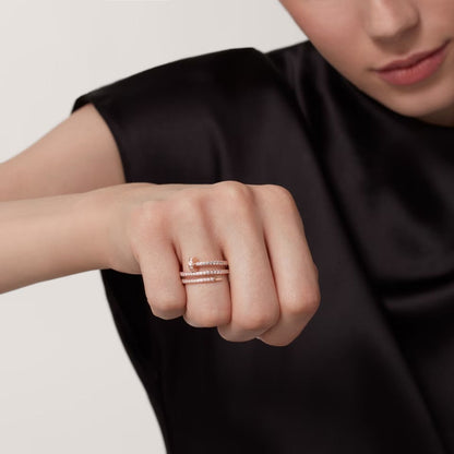 [Camiery] JUSTE RING 4.8MM FULL DIAMOND