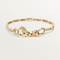 [Camiery] PANTHERE HALF DIAMOND ON CHAIN BRACELET