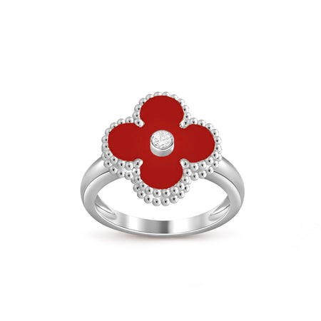 [Camiery]CLOVER SILVER DIOMND RING COLLECTION