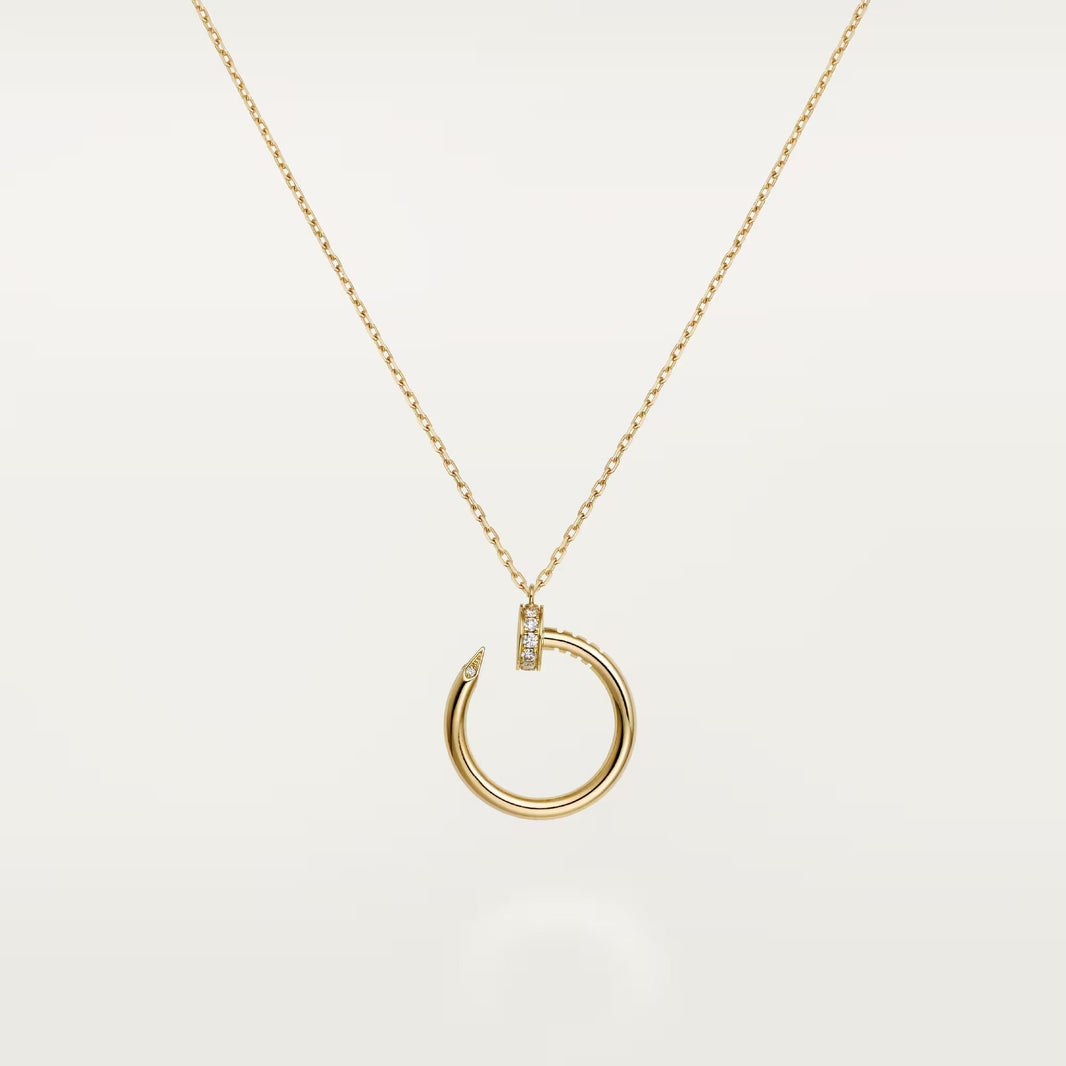 [Camiery] JUSTE NECKLACE HALF DIAMOND
