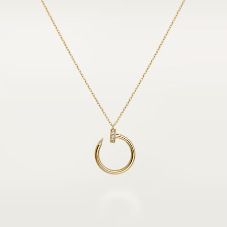 [Camiery] JUSTE NECKLACE HALF DIAMOND