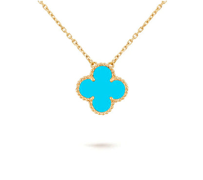 [Camiery]CLOVER 15MM SINGLE FLOWER NECKLACE COLLECTION