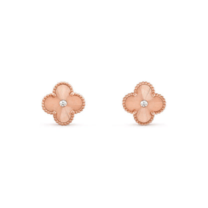 [Camiery]CLOVER  15MM DIAMOND EARRINGS COLLECTION