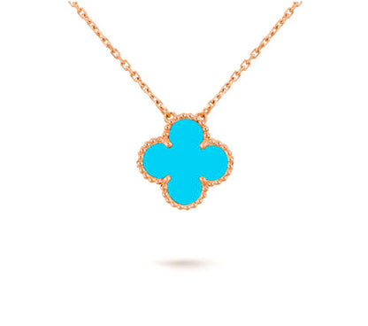 [Camiery]CLOVER 15MM SINGLE FLOWER NECKLACE COLLECTION