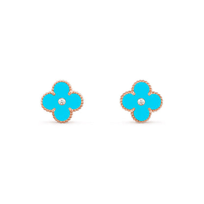 [Camiery]CLOVER  15MM DIAMOND EARRINGS COLLECTION