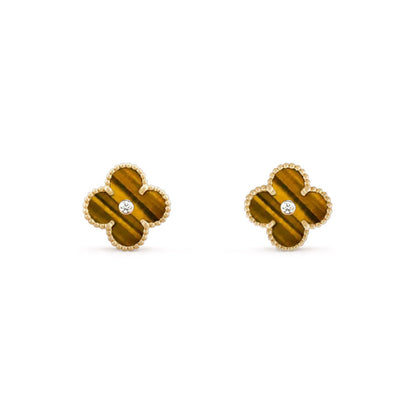 [Camiery]CLOVER  15MM DIAMOND EARRINGS COLLECTION