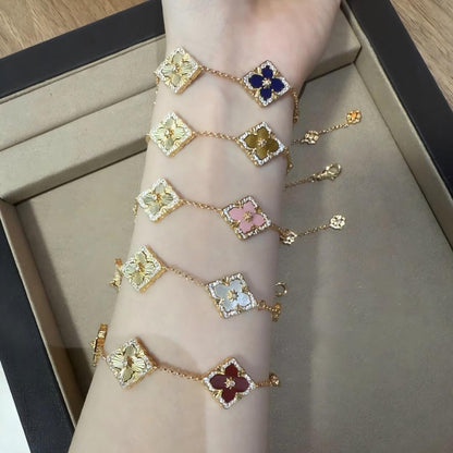 [Camiery JEWELRY] OPERA 5 MOTIFS TULLE ENAMEL BRACELET
