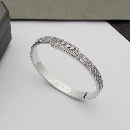 [Camiery]Move Noa Full Pavé Diamond Bangle Bracelet