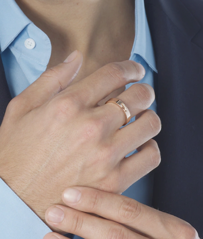 [Camiery]ALLIANCE LIENS VIDENCE DIAMOND 4MM RING