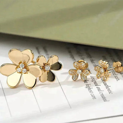 [Camiery]CLOVER COMOS GOLD DIAMOND RING
