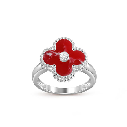 [Camiery]CLOVER SILVER DIOMND RING COLLECTION
