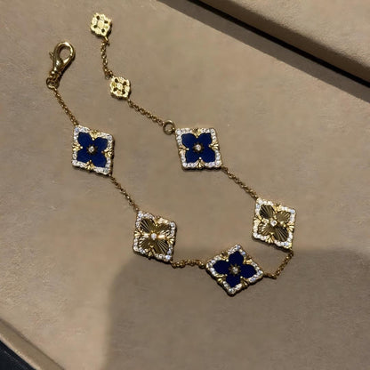 [Camiery JEWELRY] OPERA 5 MOTIFS TULLE ENAMEL BRACELET