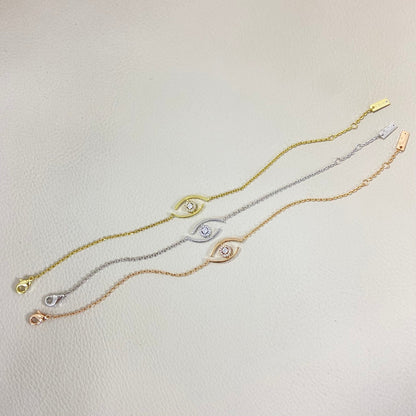 [Camiery]Lucky Eye Pave-Set Diamond Bracelet