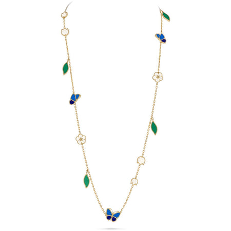 [Camiery]LUCKY SPRING BUTTERFLY 15 FLOWER NECKLACE
