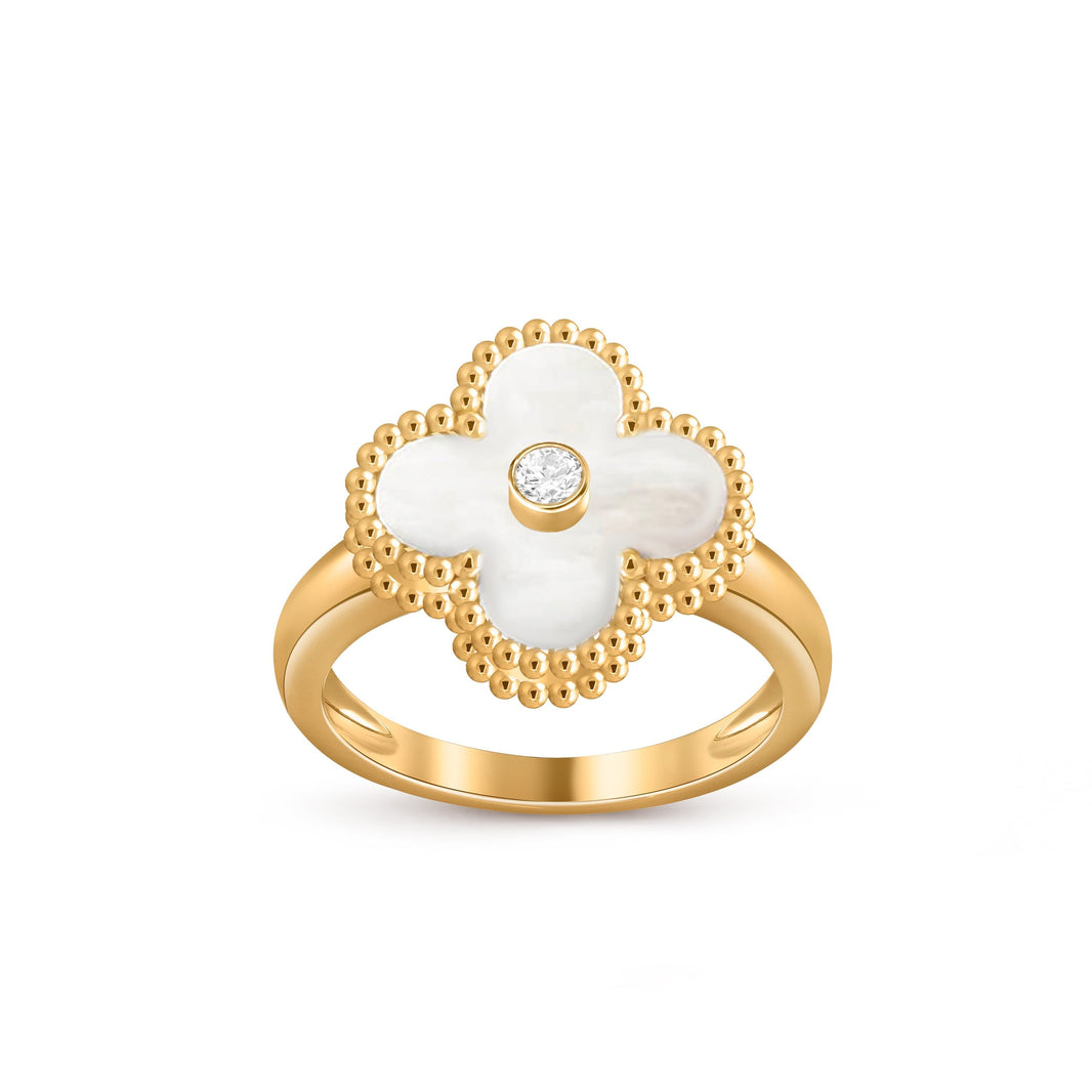 [Camiery]CLOVER DIAMOND RING GOLD COLLECTION
