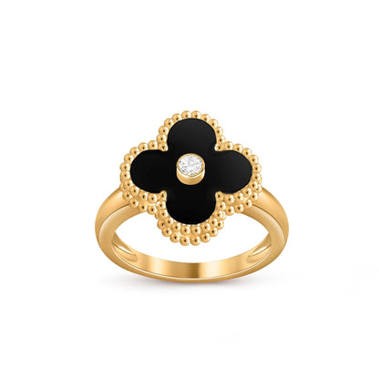 [Camiery]CLOVER DIAMOND RING GOLD COLLECTION
