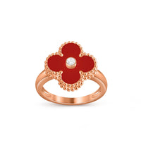 [Camiery]CLOVER DIAMOND RING ROSE GOLD COLLECTION