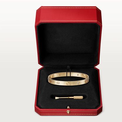 [Camiery] LOVE BRACELET 6.1MM 4 DIAMONDS